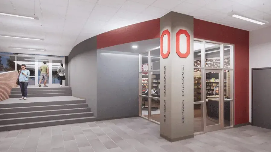 electronic rendering of monda student resource center